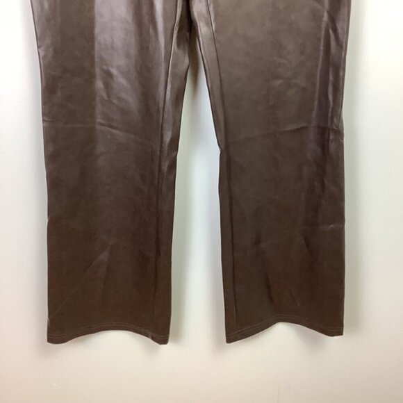 TEN by BABATON ARITZIA UPSTAGE VEGAN BROWN PANTS L - Picture 7 of 13